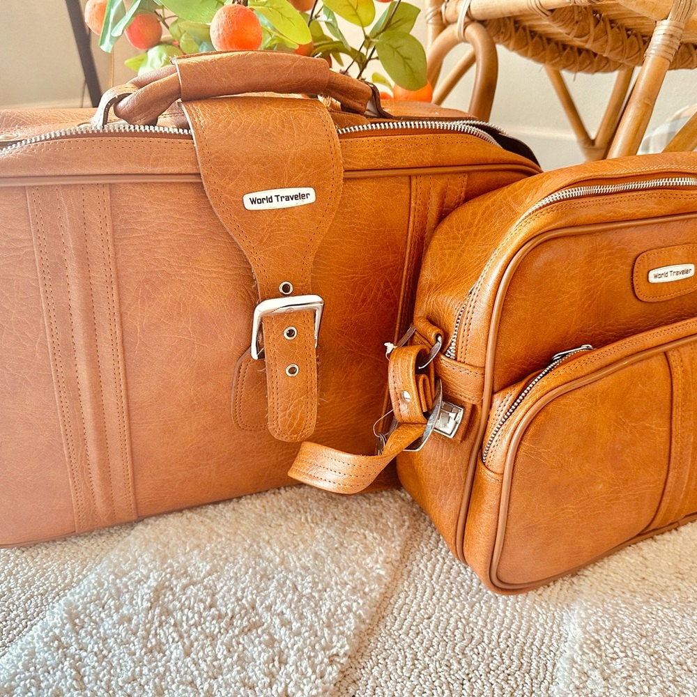 1970’s Vintage Luggage + Lock/Key